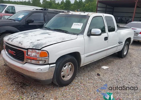 2001 GMC Sierra 1500 Sle z USA, uszkodzony, nr VIN 2GTEC19T311284875